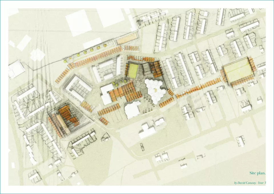 Site plan. David Conway.