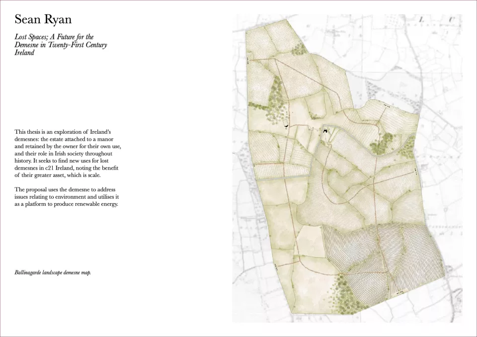  A developed axonometric by David Conway of the proposed exposed structural system showing how it crosses land and water.